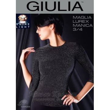 Giulia Maglia Lurex Manica 3/4